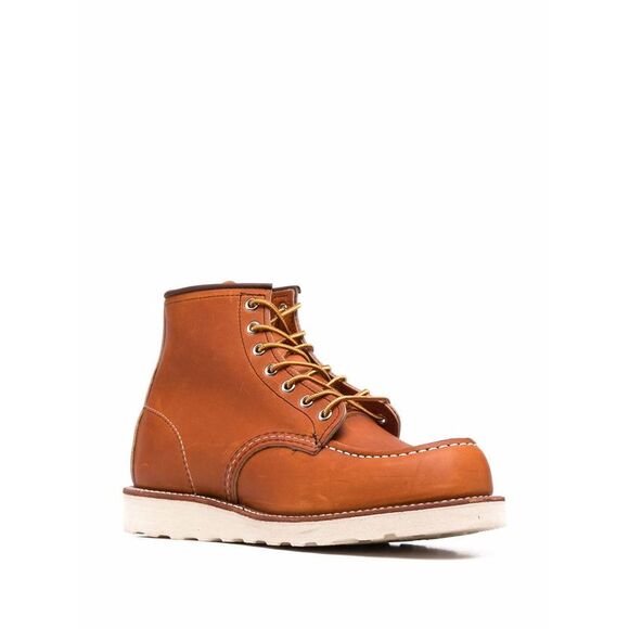 Red Wing Shoes Men Classic Moc Leather Boots - Picture 2 of 4